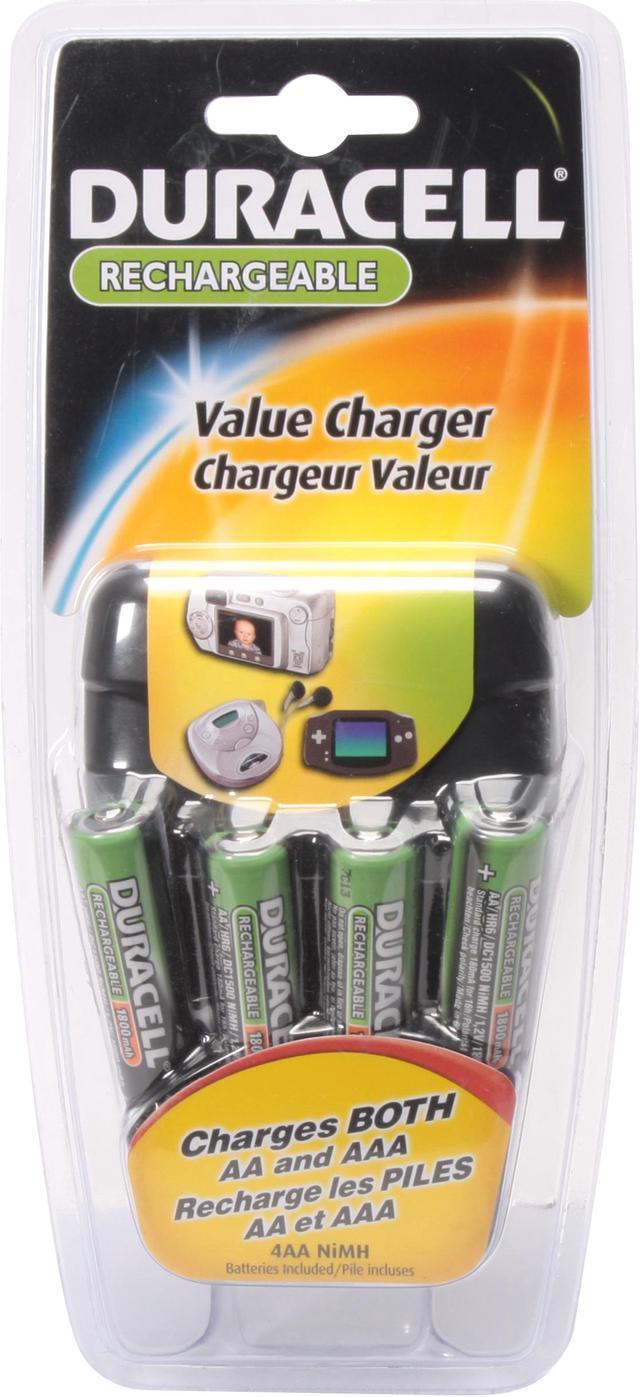 Duracell Rechargeable AA Rechargeable Nickel Metal Hydride (NiMH) AA  Batteries (4-Pack) in the AA Batteries department at