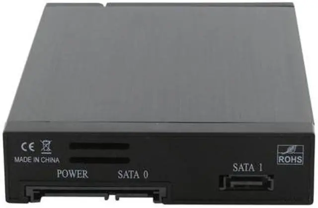 Alt view image 3 of 7 - SNT SNT-SATA2221B Dual 2.5" SATA SSD / HDD to 3.5" Bay Trayless Hot Swap Mobile Rack Backplane