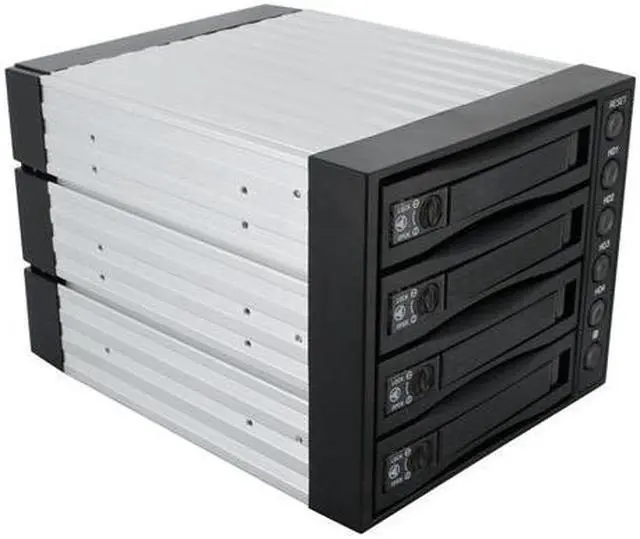 Alt view image 7 of 10 - SNT SNT-SAC3141B 4x3.5" Hard drive in 3x5.25" Bay Hot Swap SAS/SATA Backplane RAID cage