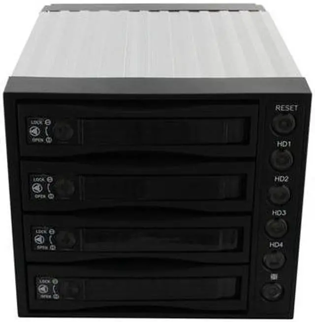 Alt view image 8 of 10 - SNT SNT-SAC3141B 4x3.5" Hard drive in 3x5.25" Bay Hot Swap SAS/SATA Backplane RAID cage