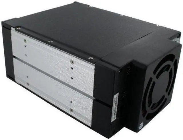 Alt view image 3 of 9 - SNT SNT-SAC2131B 3x3.5" Hard drive in 2x5.25" Bay Hot Swap SAS/SATA Backplane RAID cage