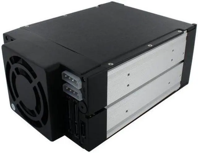 Alt view image 5 of 9 - SNT SNT-SAC2131B 3x3.5" Hard drive in 2x5.25" Bay Hot Swap SAS/SATA Backplane RAID cage