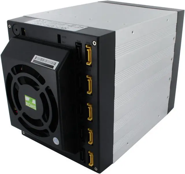 Alt view image 5 of 10 - SNT SNT-SAS3051B 5x3.5" Hard drive in 3x5.25" Bay Hot Swap SAS/SATA Backplane RAID cage Daisy Chain ready