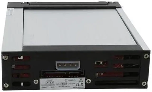 Alt view image 4 of 10 - SNT SNT-135B 3.5" to 5.25" SATA Mobile Rack Hot-swap Aluminum Hard Drive Removable Kit w/ 40mm fan
