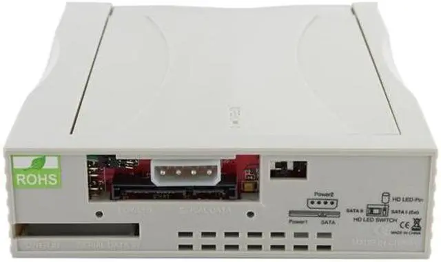 Alt view image 4 of 8 - SNT SNT-125 Beige 3.5" SATA Hard drive to 5.25" Bay SATA Mobile Rack Removable Hard drive kit