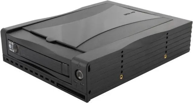 Main image of SNT SNT-125B Black 3.5" SATA Hard drive to 5.25" Bay SATA Mobile Rack Removable Hard drive kit
