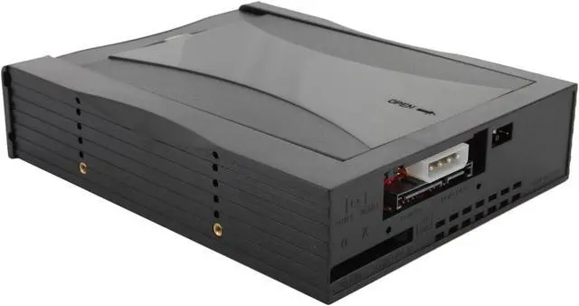 Alt view image 3 of 9 - SNT SNT-125B Black 3.5" SATA Hard drive to 5.25" Bay SATA Mobile Rack Removable Hard drive kit