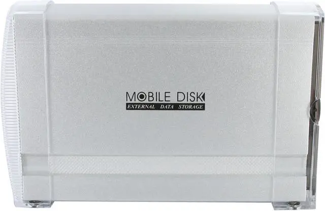 Alt view image 2 of 9 - SNT SNT-2318SUES Aluminum body & Plastic tray 3.5" Silver SATA to USB2.0 & eSATA Aluminum External Enclosure w/ Int. 80mm fan