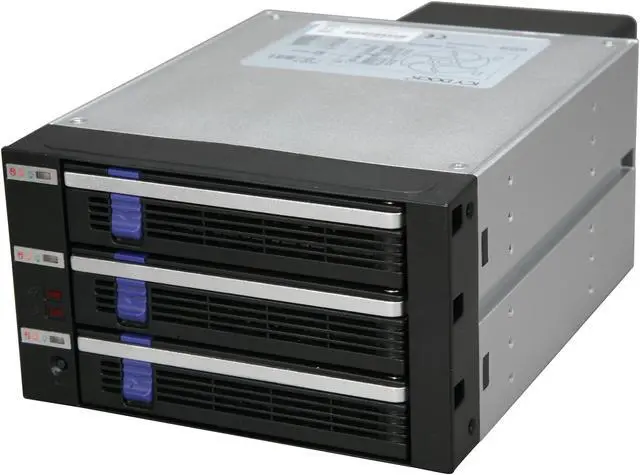 Main image of ICY DOCK MB453SPF-B 3 in 2 SATA I, II & III Hot-Swap Internal Backplane Raid Cage Module