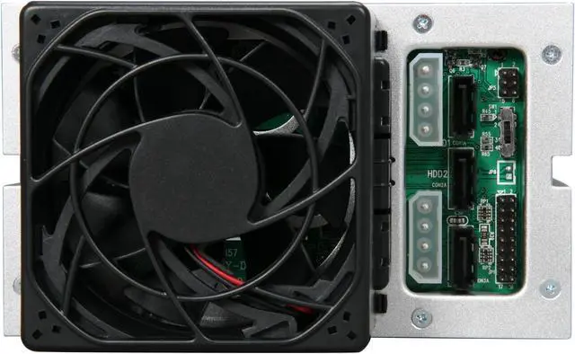 Alt view image 4 of 5 - ICY DOCK MB453SPF-B 3 in 2 SATA I, II & III Hot-Swap Internal Backplane Raid Cage Module