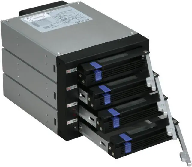 Alt view image 3 of 6 - ICY DOCK MB454SPF-B 4 in 3 SATA I, II & III Hot-Swap Internal Backplane Raid Cage Module