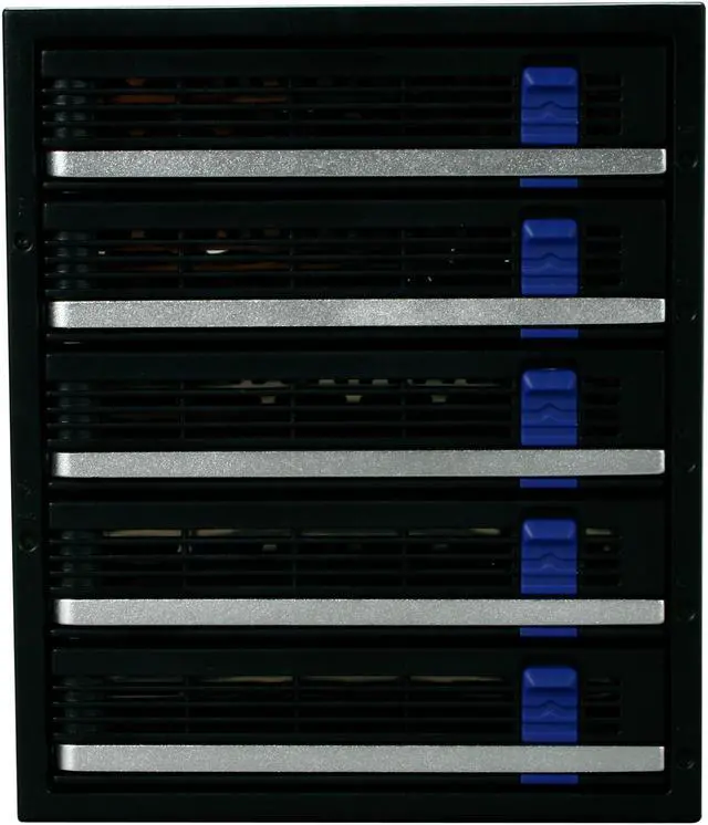 Alt view image 4 of 6 - ICY DOCK MB455SPF-B 5 in 3 SATA I, II & III Hot-Swap Internal Backplane Raid Cage Module