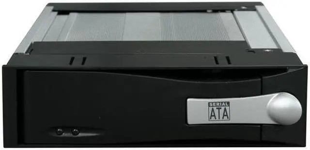 Alt view image 2 of 5 - ICY DOCK MB123SK-B Enterprise 3.5" SATA Hot Swap Mobile Rack HDD Enclosure in 5.25" Bay