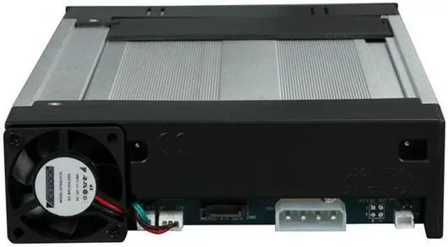 Alt view image 4 of 5 - ICY DOCK MB123SK-B Enterprise 3.5" SATA Hot Swap Mobile Rack HDD Enclosure in 5.25" Bay