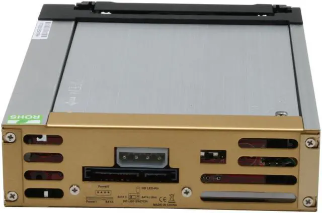 Alt view image 3 of 5 - BYTECC BT-135E-BK 3.5" SATA Aluminum Drive Case