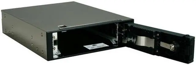 Alt view image 5 of 6 - ICY DOCK MB671SK-BB Tray-less 3.5" SATA I, II & III Internal Hard Drive Mobile Rack - Matt Black
