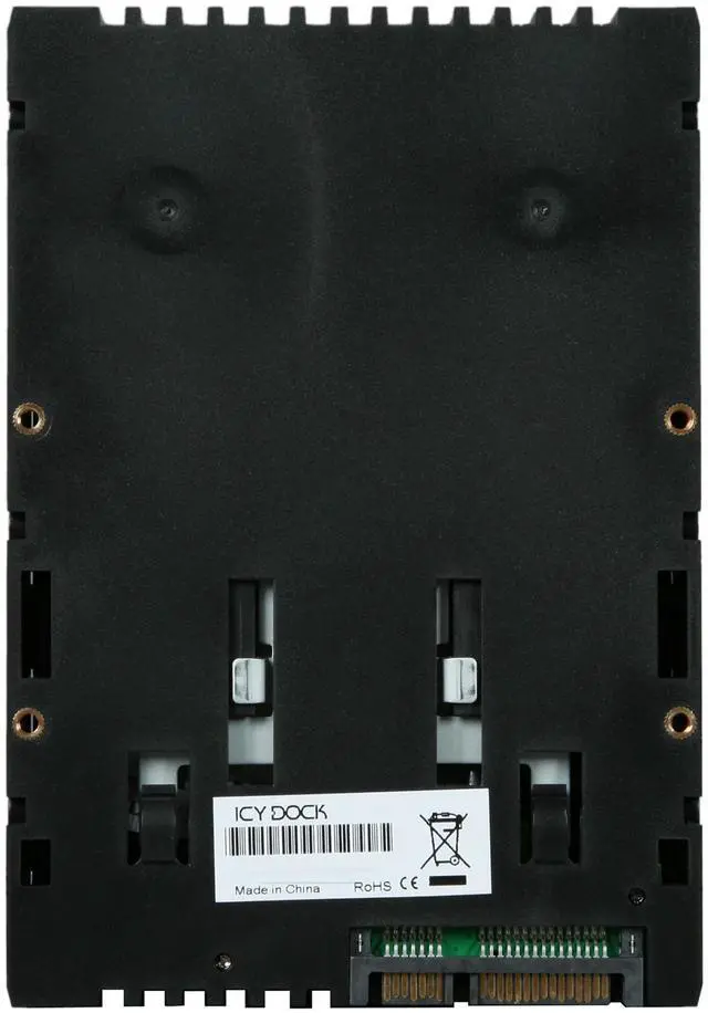 Alt view image 6 of 6 - Icy Dock MB882SP-1S-1B | 2.5" to 3.5" Bay SATA HDD & SSD Converter / Mounting Kit /Bracket | EZConvert