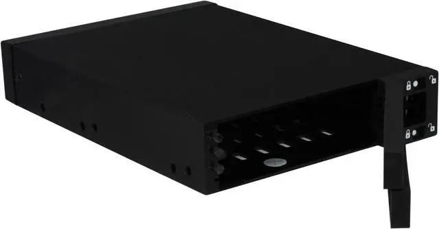 Alt view image 4 of 7 - BYTECC BT-M240-BK Snap-In 2.5" SATA Double Drive Mobile Rack