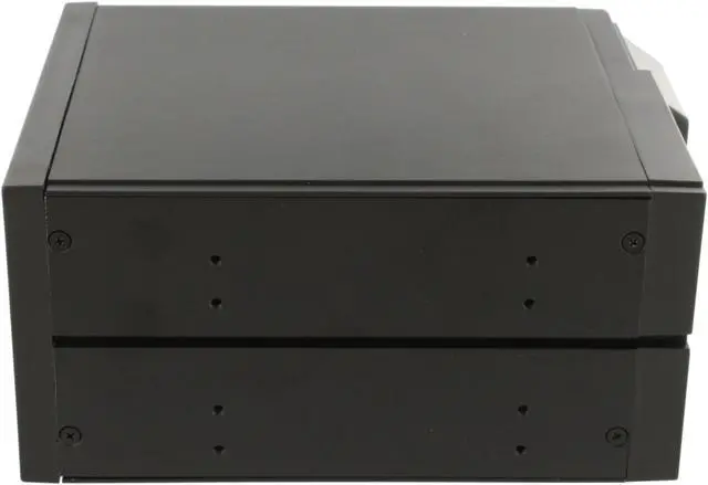 Alt view image 2 of 11 - SNT SNT-SAC2131TL 3x3.5" Hard drive in 2x5.25" Bay SAS/SATA Trayless Backplane Hot Swap RAID Cage