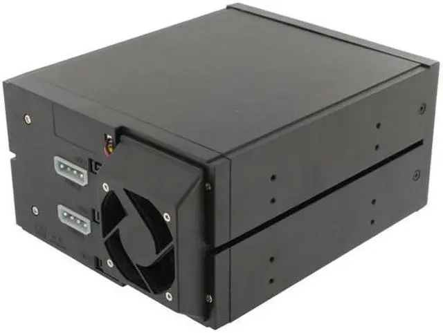 Alt view image 5 of 11 - SNT SNT-SAC2131TL 3x3.5" Hard drive in 2x5.25" Bay SAS/SATA Trayless Backplane Hot Swap RAID Cage