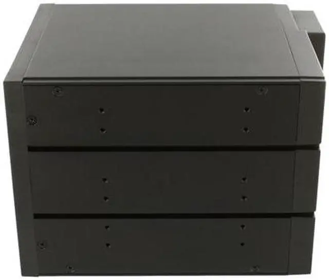 Alt view image 2 of 10 - SNT SNT-SAC3141TL 4x3.5" Hard drive in 3x5.25" Bay SAS/SATA Trayless Backplane Hot Swap RAID Cage