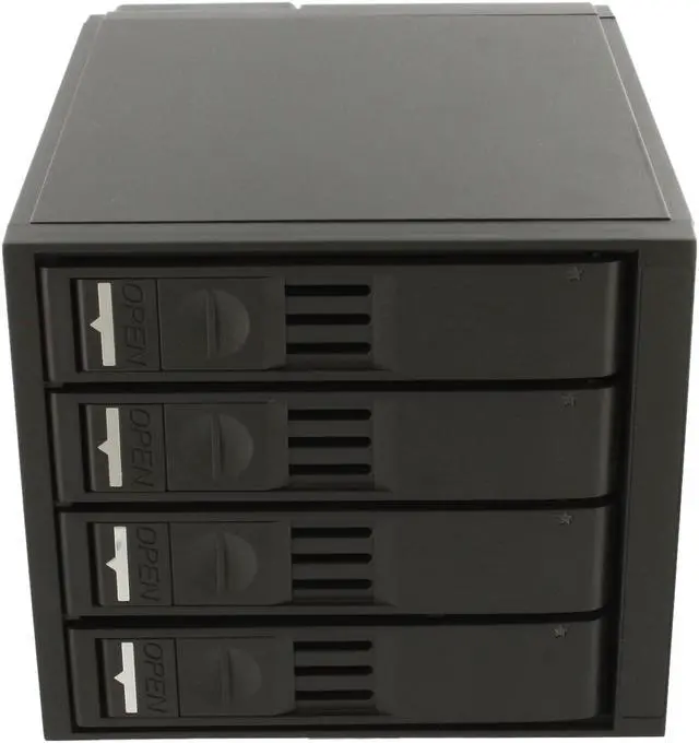 Alt view image 8 of 10 - SNT SNT-SAC3141TL 4x3.5" Hard drive in 3x5.25" Bay SAS/SATA Trayless Backplane Hot Swap RAID Cage