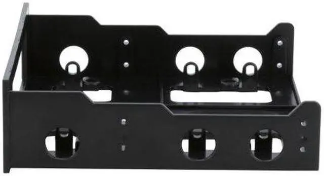 Alt view image 2 of 10 - BYTECC Bracket-525 3.5" Drive/Device Transfer Bracket For 5.25" Drive Bay (Black)