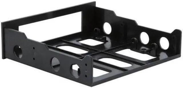 Alt view image 3 of 10 - BYTECC Bracket-525 3.5" Drive/Device Transfer Bracket For 5.25" Drive Bay (Black)