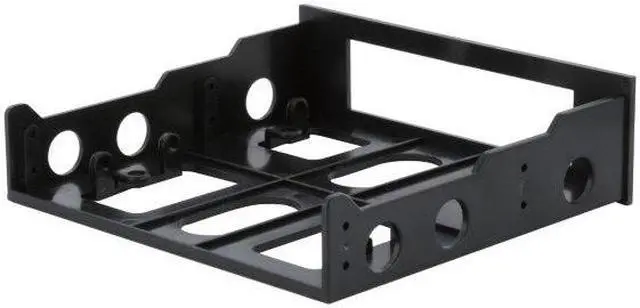Alt view image 5 of 10 - BYTECC Bracket-525 3.5" Drive/Device Transfer Bracket For 5.25" Drive Bay (Black)