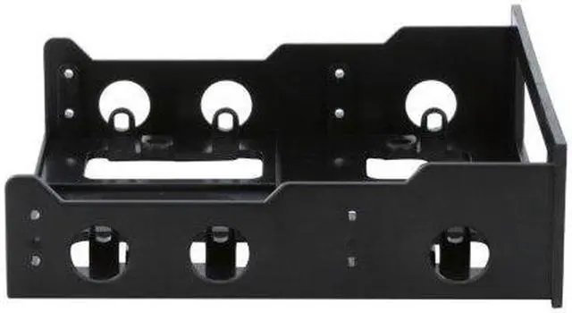 Alt view image 6 of 10 - BYTECC Bracket-525 3.5" Drive/Device Transfer Bracket For 5.25" Drive Bay (Black)