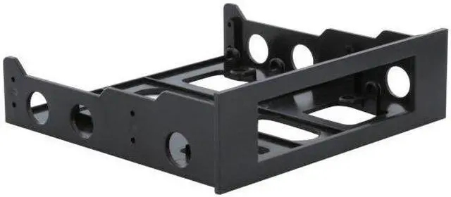 Alt view image 7 of 10 - BYTECC Bracket-525 3.5" Drive/Device Transfer Bracket For 5.25" Drive Bay (Black)
