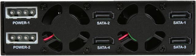 Alt view image 4 of 5 - Icy Dock MB994SP-4S | 4 x 2.5 Inch SATA 6Gbps/SAS HDD/SSD Mobile Rack / Cage in 1 x 5.25 Inch bay | ToughArmor