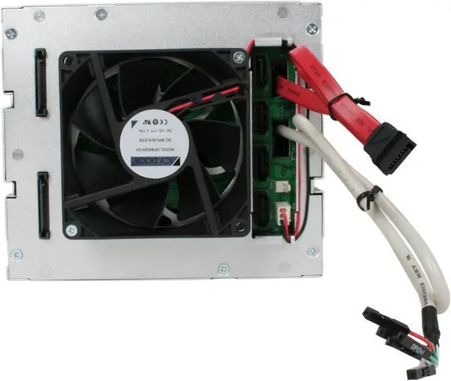 Alt view image 4 of 6 - ICY DOCK MB974SP-B Tray-less 4 in 3 SATA I/II/III Hot-Swap Backplane RAID Cage Module w/ eSATA&USB2.0