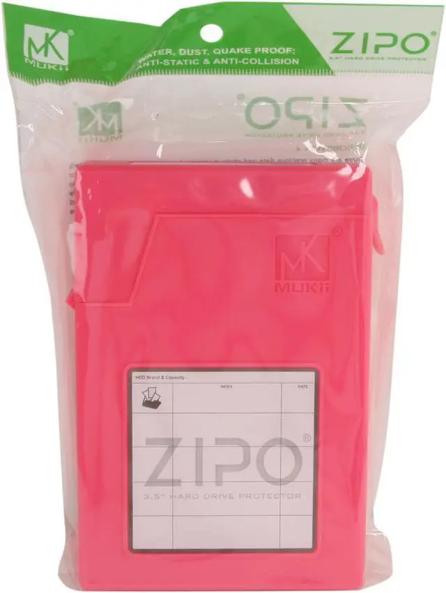 Alt view image 6 of 6 - Mukii ZIO-P010-PK 3.5" HDD Protector, Pink Color