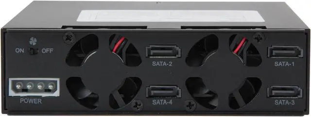 Alt view image 5 of 6 - ICY DOCK 4 x 2.5 SATA 6Gbps HDD / SSD Mobile Rack / Cage in 1 x 5.25 bay - ToughArmor MB994SP-4SB-1