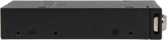 Alt view image 3 of 6 - ICY DOCK Full Metal 2 Bay 2.5 SATA/SAS HDD & SSD Hot Swap Mobile Rack Enclosure for 3.5 Drive Bay - ToughArmor MB992SK-B