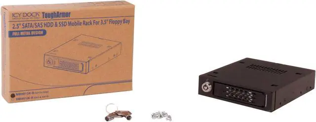 Alt view image 6 of 6 - Icy DocK MB991SK-B | 2.5" SATA HDD & SSD Mobile Rack for External 3.5" Drive Bay | ToughArmor