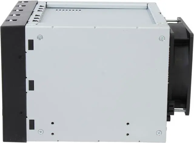 Alt view image 3 of 7 - Icy Dock MB155SP-B | 5x3.5" in 3x5.25" Hot Swap SATA HDD Cage | FatCage