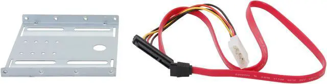 Alt view image 2 of 3 - BYTECC BRACKET-25SA HDD/SSD Metal Mounting Kit with SATA+Power cable