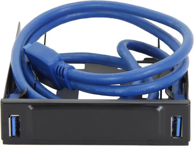 Alt view image 2 of 5 - BYTECC U3-225 USB 3.0 Front Hub Bracket for Dual 2.5" HDD/SSD to 3.5" Tray