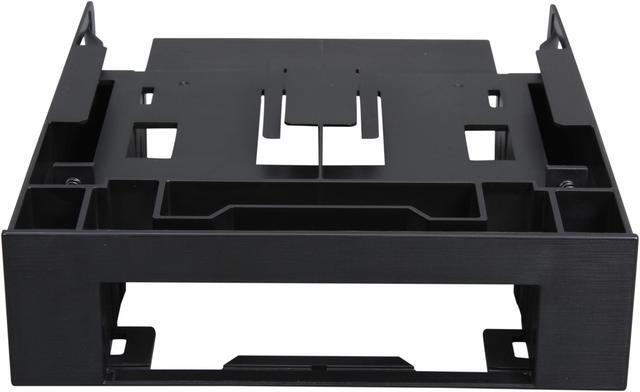 Alt view image 3 of 20 - ICY DOCK Dual 2.5 SSD 1 x 3.5 HDD Device Bay to 5.25 Drive Bay Converter / Mount / Kit / Adapter - FLEX-FIT Trio MB343SP