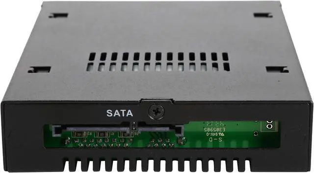 Alt view image 4 of 7 - ICY DOCK Industrial Full Metal 2.5 SATA/SAS HDD & SSD Hot Swap Mobile Rack Cage for 3.5 Drive Bay with Key Lock & Thumb Screw - ToughArmor EX MB491SKL-B