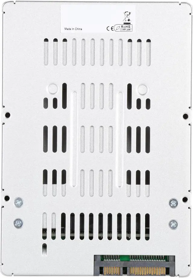 Alt view image 4 of 6 - ICY DOCK EZConvert Pro MB982SPR-2S R1 Full Metal Dual 2.5" SATA HDD / SSD to 3.5" SATA HDD RAID Converter / Mounting Kit for Internal 3.5” Drive Bay