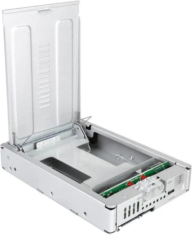 Alt view image 5 of 6 - ICY DOCK EZConvert Pro MB982SPR-2S R1 Full Metal Dual 2.5" SATA HDD / SSD to 3.5" SATA HDD RAID Converter / Mounting Kit for Internal 3.5” Drive Bay