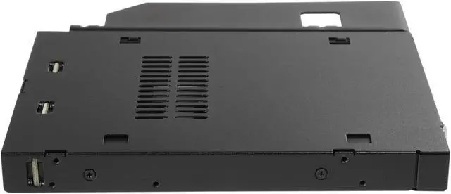 Alt view image 3 of 14 - ICY DOCK MB411SKO-B ToughArmor MB411SKO-B 2.5" SATA/SAS HDD/SSD Rugged Full Metal Mobile Rack for Slim ODD or Slim FDD Bay - With Key Lock