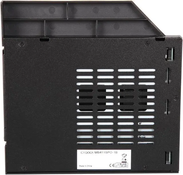 Alt view image 5 of 7 - ICY DOCK ToughArmor MB411SPO-1B (Fits 12.7mm height ODD Slot) 2.5" SSD / HDD Hot-Swap SATA Mobile Rack for 12.7mm Slim CD/DVD-ROM Optical Bay