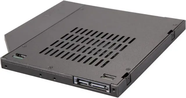 Alt view image 6 of 7 - ICY DOCK ToughArmor MB411SPO-2B (Fits 9.5mm height ODD Slot) 2.5" SSD / HDD Hot-Swap SATA Mobile Rack for 9.5mm Ultra Slim CD/DVD-ROM Optical Bay