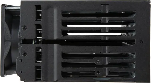 Alt view image 5 of 7 - ICY DOCK ToughArmor MB516SP-B Rugged Full Metal 16 Bay 2.5" SAS/SATA SSD/HDD Backplane Cage for 2x External 5.25" Bay