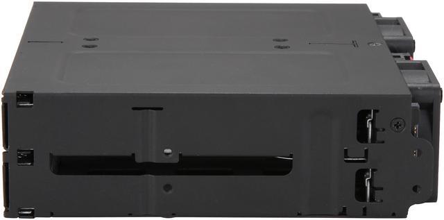 Alt view image 6 of 7 - ICY DOCK ToughArmor MB699VP-B Rugged Full Metal 4 Bay 2.5" NVMe U.2 SSD Mobile Rack For External 5.25" Bay