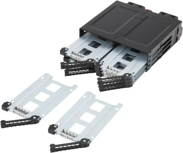 Alt view image 6 of 7 - ICY DOCK ToughArmor MB998IP-B Rugged Full Metal 8 Bay 2.5" SAS/SATA SSD&HDD (7mm) Backplane Cage for External 5.25" Bay